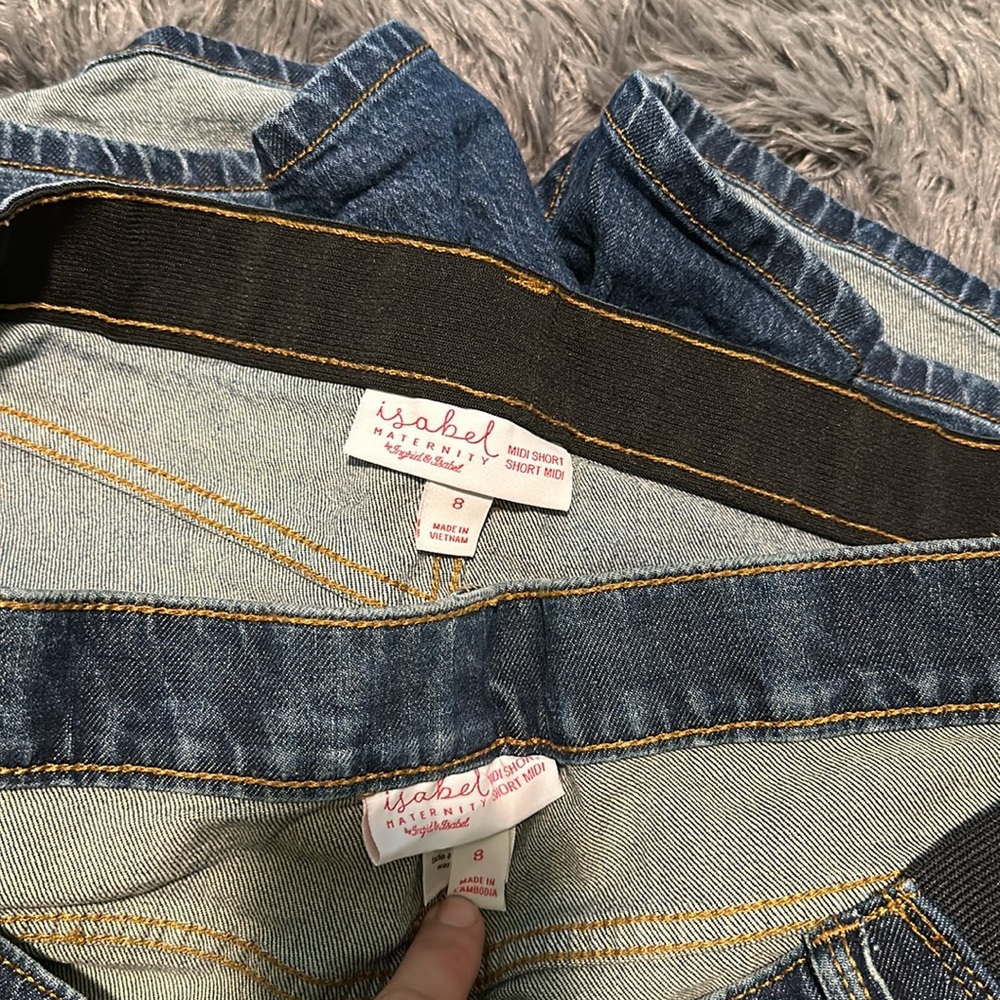 2 Pairs of Maternity Shorts - Picture 6 of 8